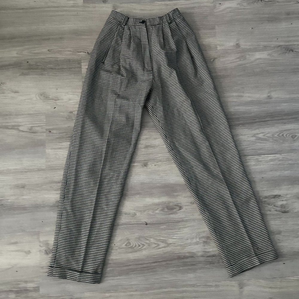tooth hound super high waist pegged and cuffed pants